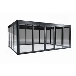 SunElements Design Gewächshaus SunCasa Modern mit Photovoltaik-Option Modern 5.4 anthrazit-metallic, Wand/Dach: 6mm Acrylglas