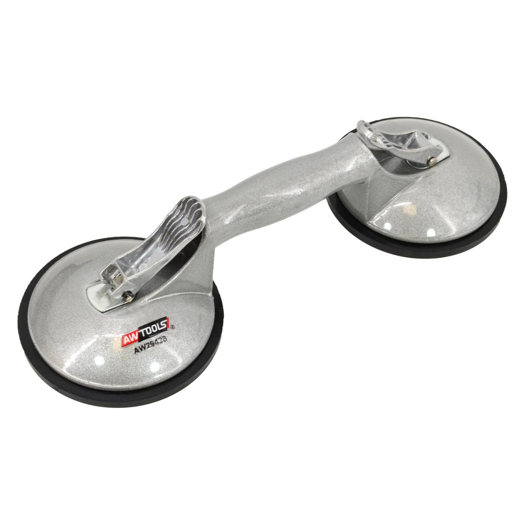 Awtools Aluminium-Saugnapf für Glas, 2 EL Tragfähigkeit 135 kg (135 kg) (63899806)