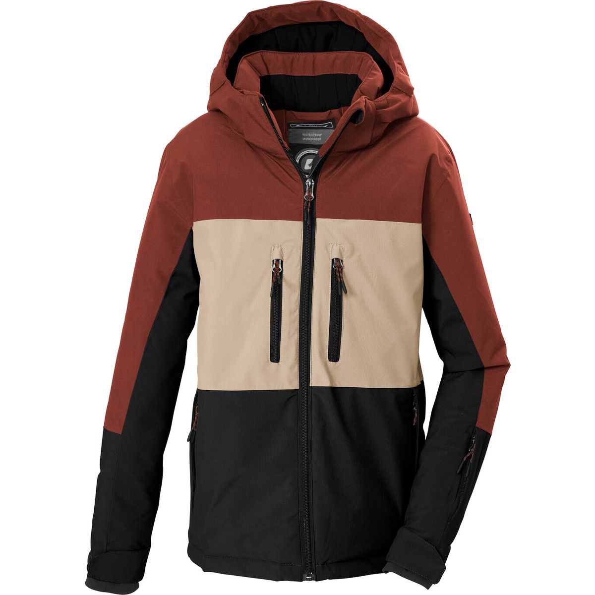 killtec KOW 174 Boys Jacket kastanie (00323) 164 44857-000-00323-164