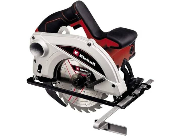 Einhell Handkreissäge TC-CS 1250 (1.250 W, 5.500 min-1, werkzeuglose Einstellung Tiefe/Winkel, Zusatzhandgriff, Spindelarretierung, Spaltkeil, inkl. Hartmetall-Sägeblatt)