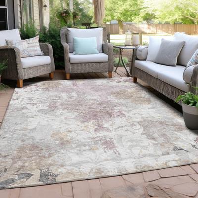 Addison Rugs Machine Washable Indoor/ Outdoor Chantille Vintage Damask Rug