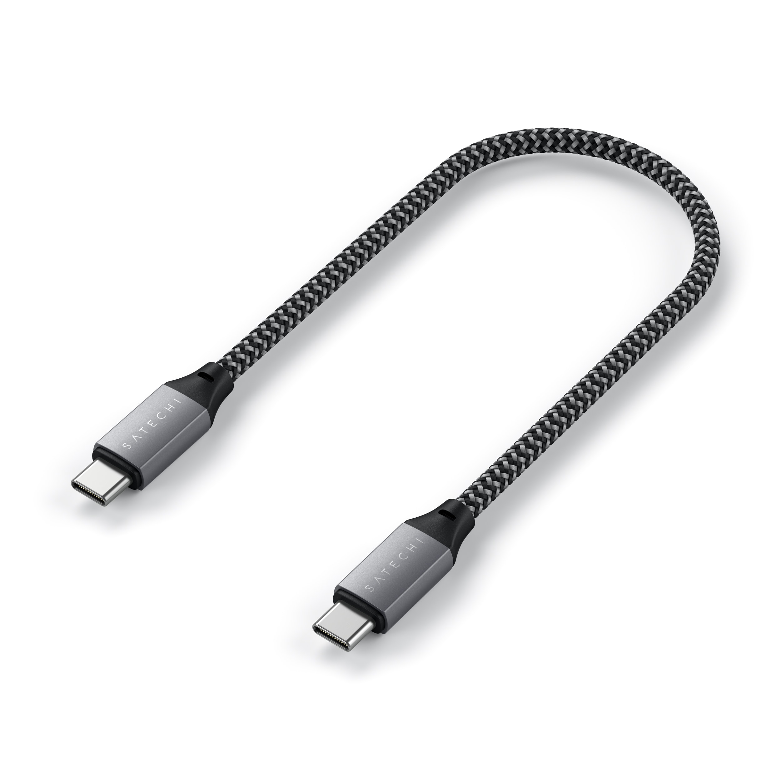 Satechi Type-C auf Type-C Kabel 25 cm space grey