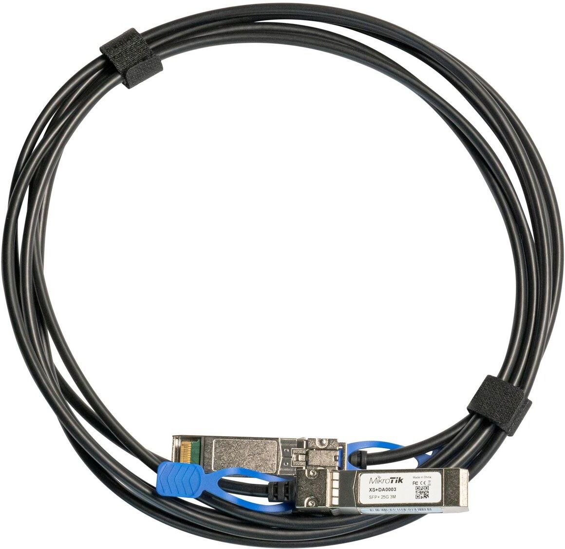 MikroTik XS+DA0003 SFP/SFP+/SFP28 Direct Attach Cable (DAC), 3m, 25Gbps