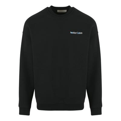 Sweater ANOTHER COTTON LAB "Another Cotton Lab It Will All Be Alright Oversized Sweatshirt", Damen, Gr. M, schwarz, 52% Baumwolle, 48% Polyester, bedruckt, Rundhals, Sweatshirts Sweater