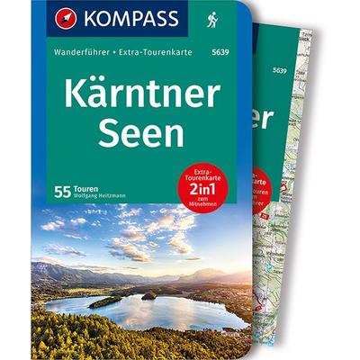 KOMPASS Wanderführer Kärntner Seen, Set von Wolfgang Heitzmann, Kompass-Karten, 978-3-99044-348-4
