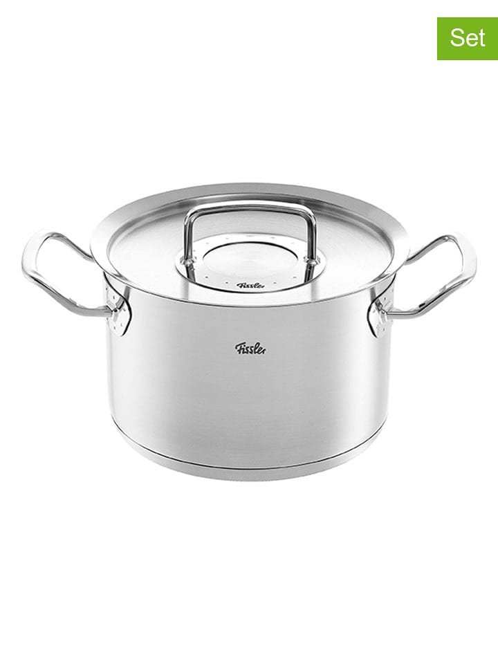 Fissler 2tlg. Set: Edelstahl-Kochtopf "Profi Collection®" - Ø16 cm - onesize