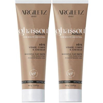 Argiletz Argile Ghassoul Pâte - d'argile Ghassoul, prête à l'emploi. tube 150 g x2 2x150 Paste