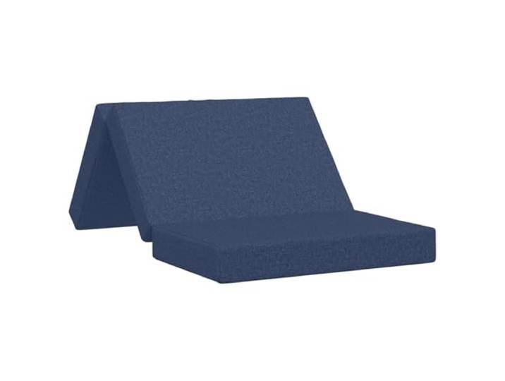 FDSAQOPT Klappsofa Bett 100 x 67 x 45 cm Blau Sofa Faltbar Polyesterbezug, Reißverschluss, Schaumstoffpolsterung, manueller Mechanismus, faltbar, rechteckig, klein