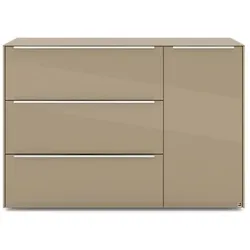 set one by Musterring Sideboard Reno Glas Grau Taupe