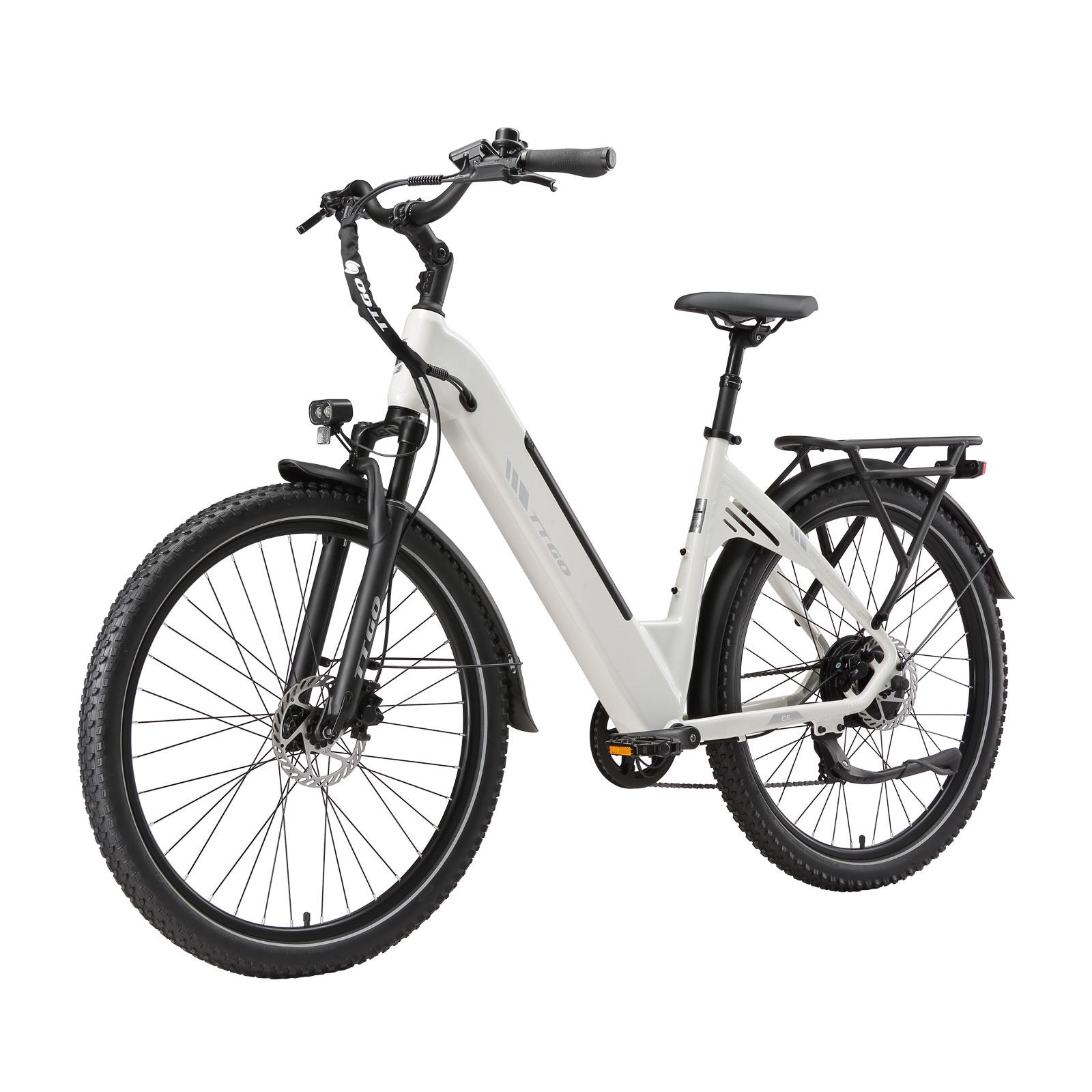 TTGO C5 Pedelec für Erwachsene, 250W Motor, 48V 13,5Ah Akku, 27,5 Zoll Reifen, Elektrofahrrad für Stadt- und Arbeitswegpendeln