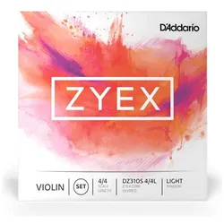 D'Addario DZ310S 4/4M Zyex (4x, Violine), Saiten