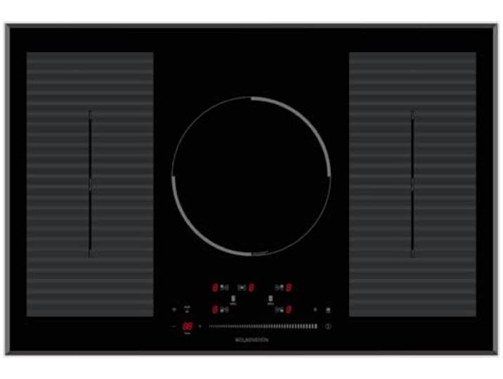 WOLKENSTEIN Induktionskochfeld WIF77-2FZF 2 Flexzonen Booster Funktion Kindersicherung Timer Touch Control Bedienfeld Restwärmeanzeige Topferkennung Glaskeramikkochfeld