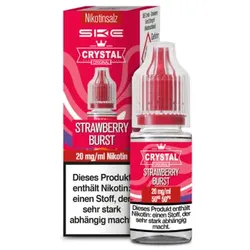 SKE Crystal Strawberry Burst NicSalt Liquid 10ml / 20mg