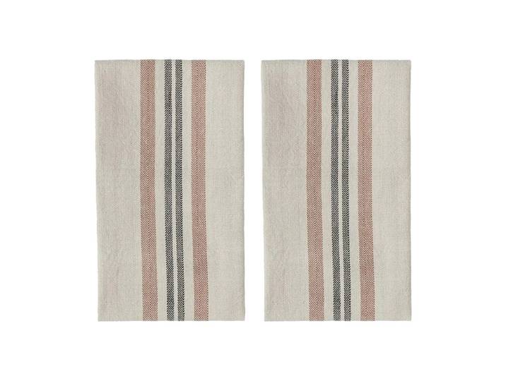 OYOY Torchon de cuisine Linu, lot de 2 Caramel