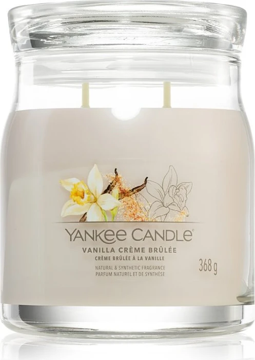 YANKEE CANDLE Signature 2 Dochte Vanilla Crème Brûlée 368 g