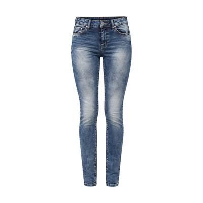 5-Pocket-Jeans CIPO & BAXX "Cipo & Baxx Jeans", Damen, Gr. W27/L32, Länge 32, blau, Casual, slim fit, Jeans 5-Pocket-Jeans, in Slim-Fit