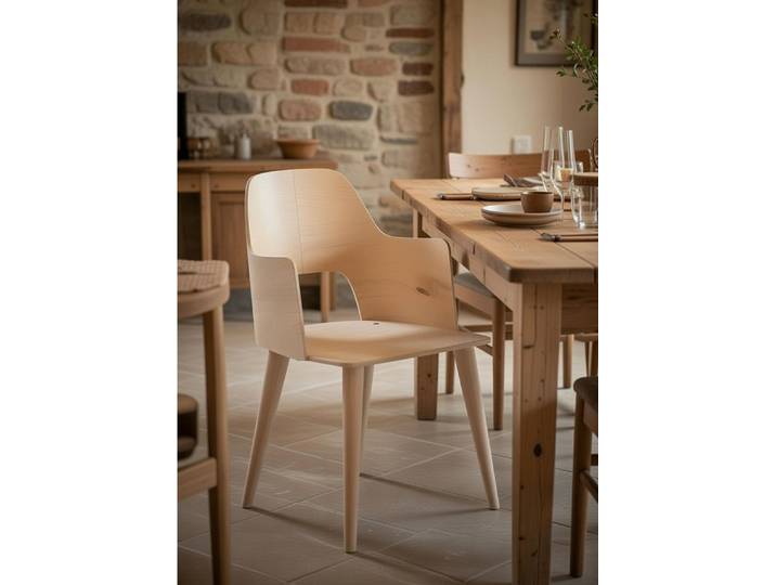 Xlmoebel Esszimmerstuhl Moderner Holzstuhl für stilvolle Esszimmer-Ambiente, Made in Europa