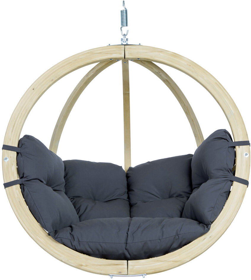 Amazonas Globo Swing Hanging Chair Anthracite 121cm H X 121cm W X 69cm L