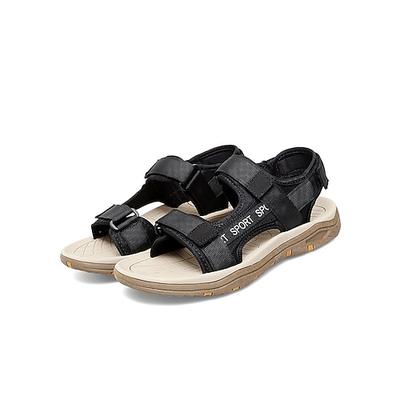 Leichte und strapazierfähige Herren-Sportsandalen mit Klettverschluss für Outdoor-Aktivitäten wie Urlaub, Strandurlaub und Wandern.