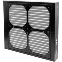 Watercool MO-RA IV 400 Lüfter Rahmen - 200mm, schwarz, Wasserkühlung Komponenten Zubehör, Schwarz