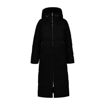 Outdoorjacke LUHTA "Luhta Mantel Gerttula", Damen, Gr. 42, schwarz, Stoff, 100% Polyester, normal, Jacken Outdoorjacke