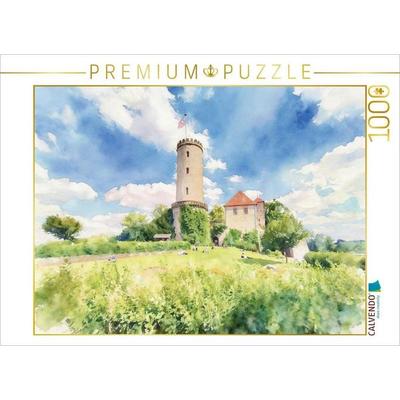 CALVENDO Puzzle Sparrenburg Bielefeld | 1000 Teile Lege-Größe 64x48cm Foto-Puzzle für glückliche Stunden