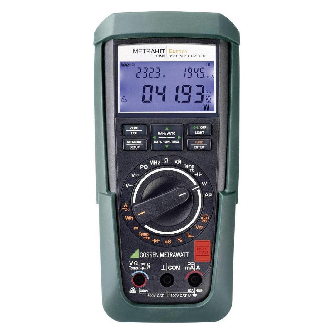Gossen Hand-Multimeter digital Metraw (CAT II 500V, CAT III 300V, CAT III 600V, CAT IV 300V, Hand-Multimeter) (M249A)
