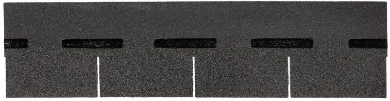 Dachschindeln "Colibri EASY Rechteck, 17 Stk. ca. 2qm", schwarz (grau), B:34m L:77,7m, Dachpappen, Dachschindeln grau Einheitsgröße