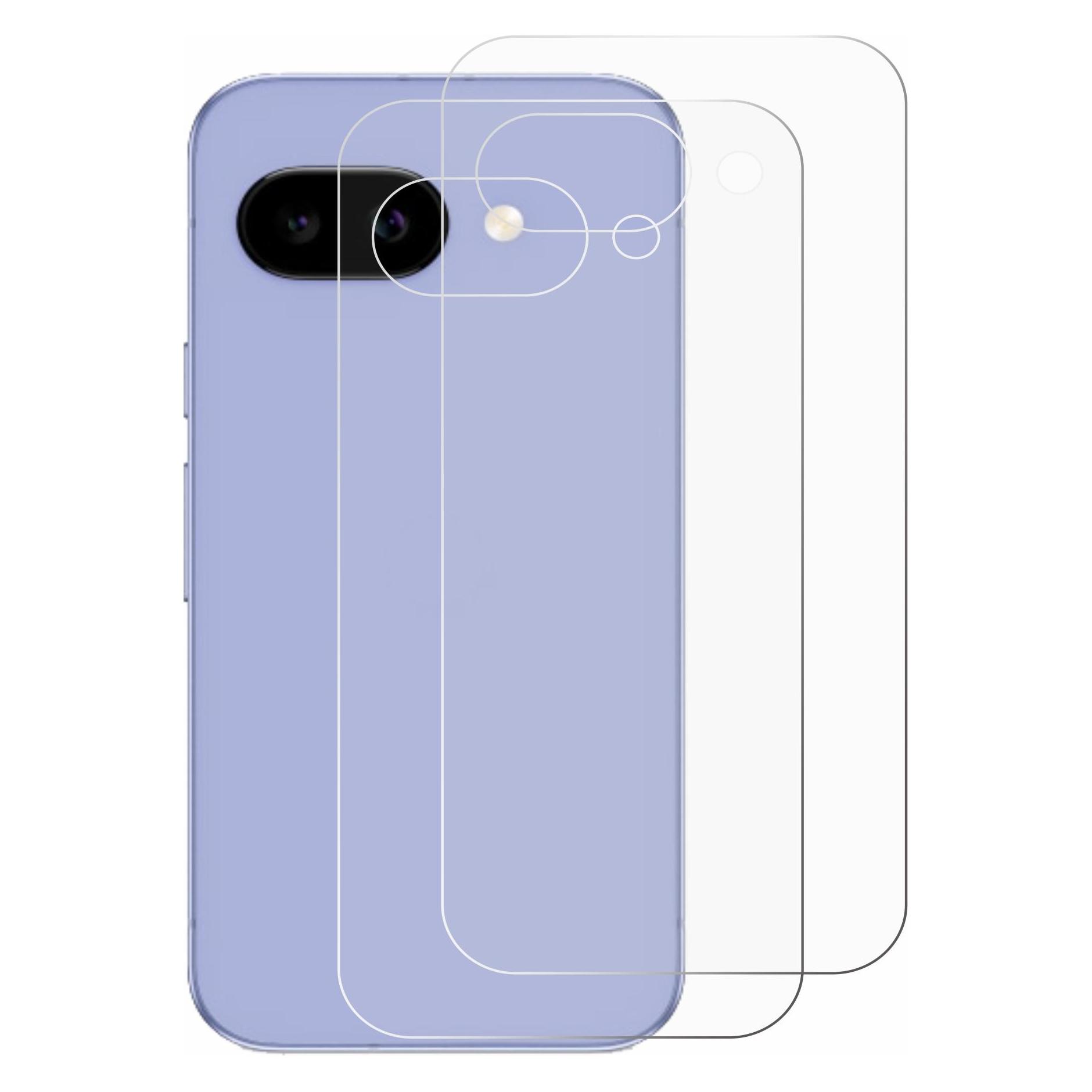 ScreenLeaf Schutzfolie für Google Pixel 9a (Rückseite) Displayschutz Display Schutz Folie Klar Transparent (2 Stk., Google Pixel 9a) (6158794)