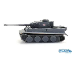 Artitec Fertigmodell Tiger I grau Eisenbahntransport 6120010