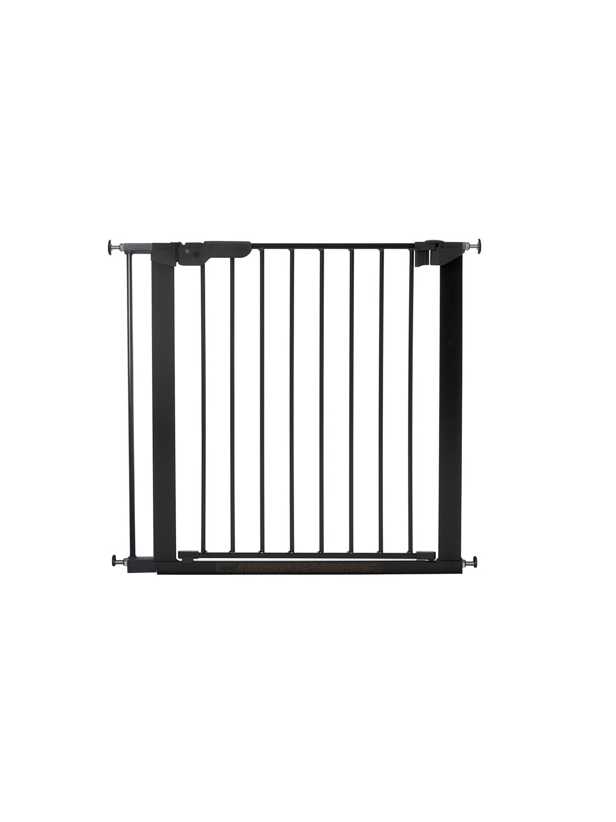 BabyDan Premier Safety Gate with 1 Extension Black 79.5-86.5 cm