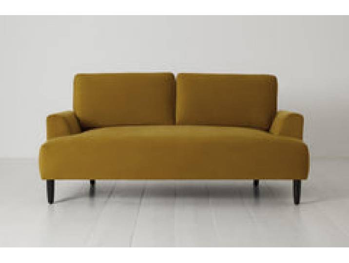 Zweisitzer-Sofa Model 05, Senfgelb
