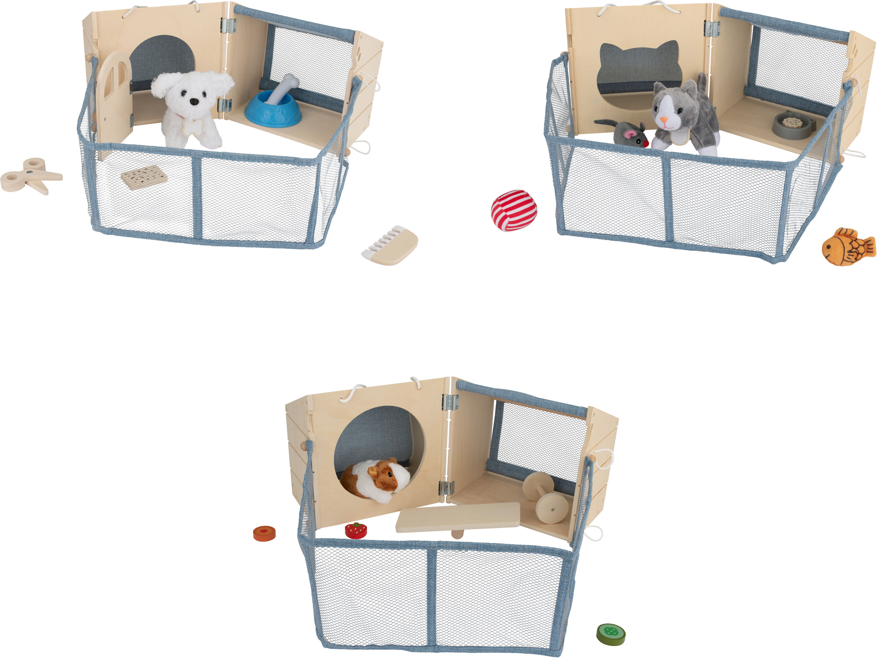 LUPILU® Hunde-Haus / Katzen-Haus / Meerschweinchen-Haus