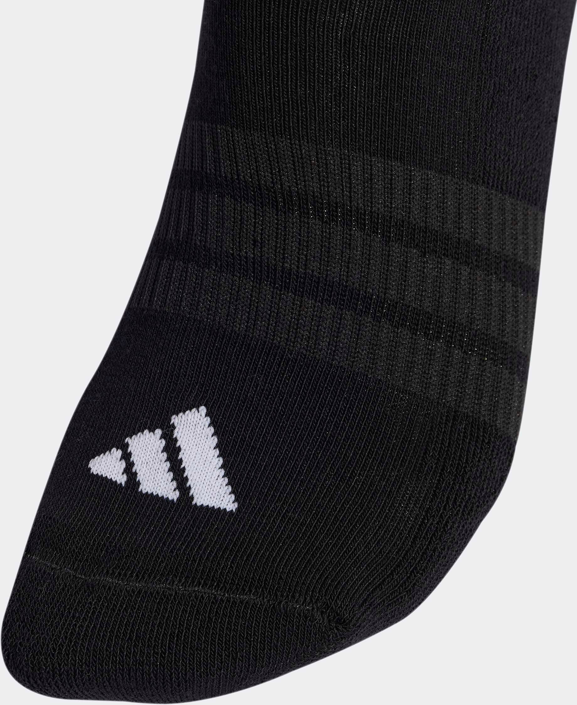 Funktionssocken ADIDAS PERFORMANCE "DÄMPFENDE ESSENTIALS LOW CUT, 3 PAAR", Herren, Gr. M (40/42), schwarz-weiß (medium grau heather, weiß, schwarz), Obermaterial: 60% Baumwolle, 37% Polyester, 2% Elasthan, 1% Polyamid, Socken Funktionssocken