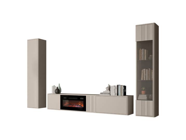 WOHNWAND mit Kamin Philippe XI