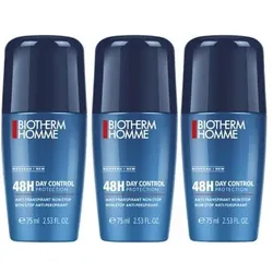 Biotherm, Deo, Homme Travel Trio Day Control (Roll-on, 75 ml)