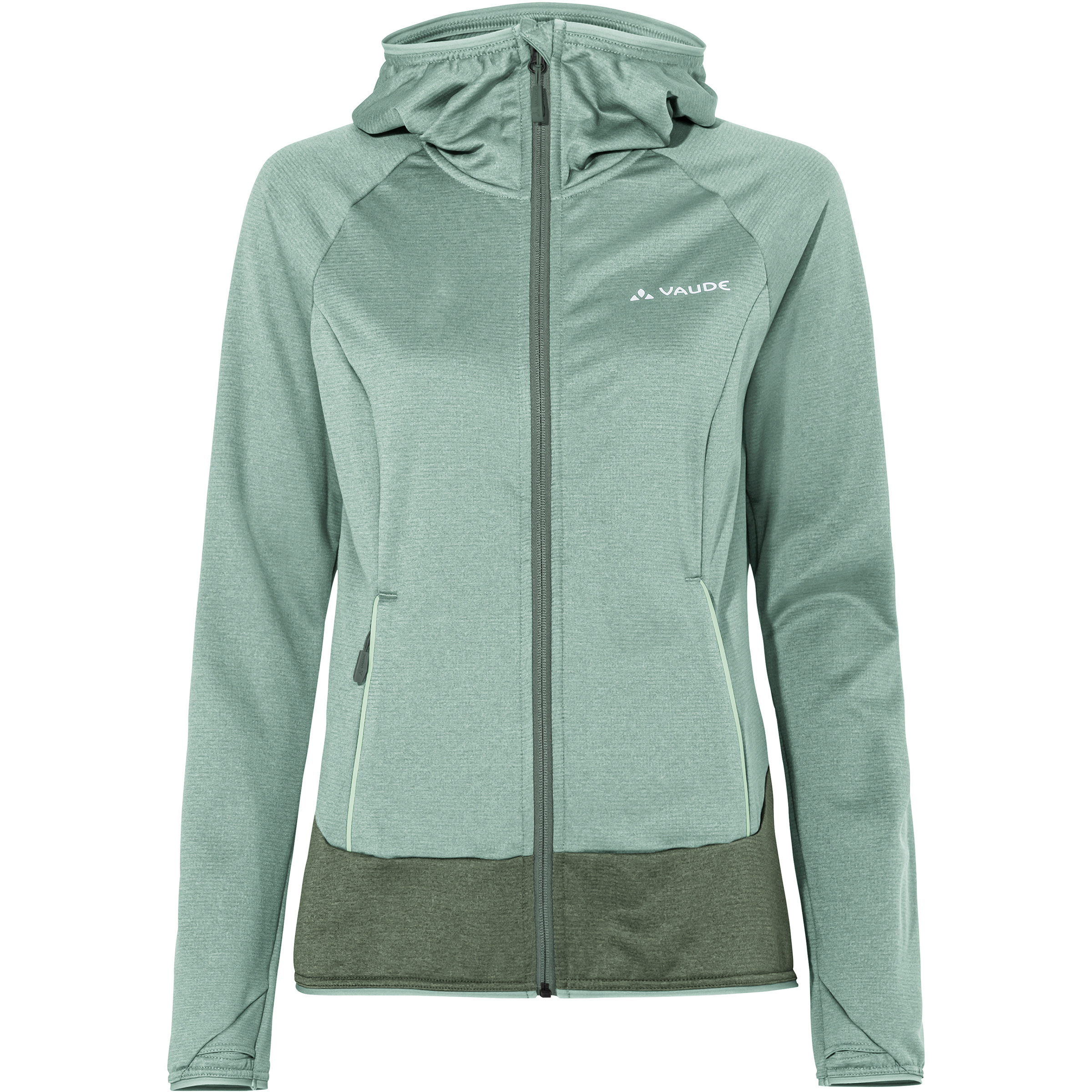 Vaude Tekoa Fleece II Damen Fleecejacke gruen Größe S Trekking Widerstandsfähig