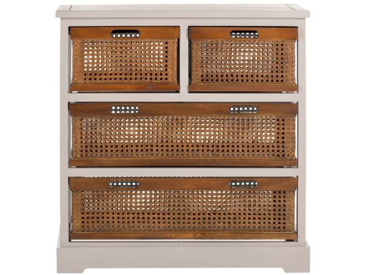 Meubles de rangement en pin/mdf, gris