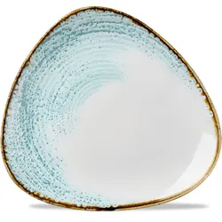 Churchill Homespun Accents Aquamarine Homespun Accents Jasper Grey Teller Dreieckig 26.5cm