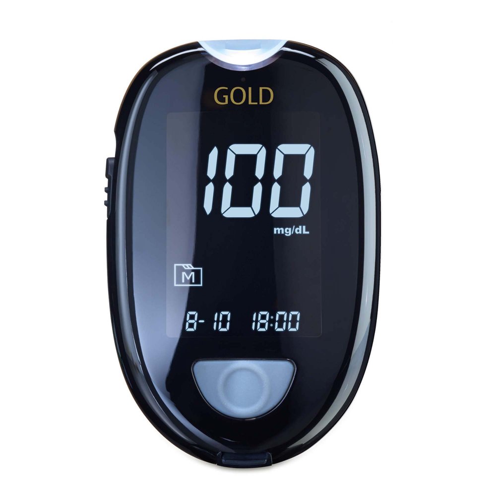 Aktivmed GmbH Gluco Check Gold Blutzuckermessgerät Set mg/dl 11864873