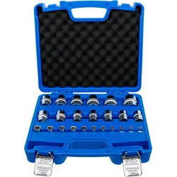 BGS Steckschlüssel-Einsatz-Satz, Sechskant | Antriebe Innenvierkant 6,3 mm (1/4""...