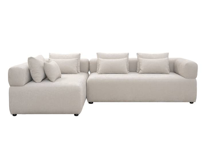 Beck Ecksofa - Linksseitig – Pergament