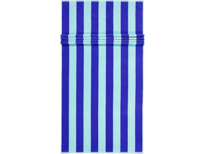 Cawö Strandlakens Beach Tropical strepen 5577 Aqua - 11 80x180 cm