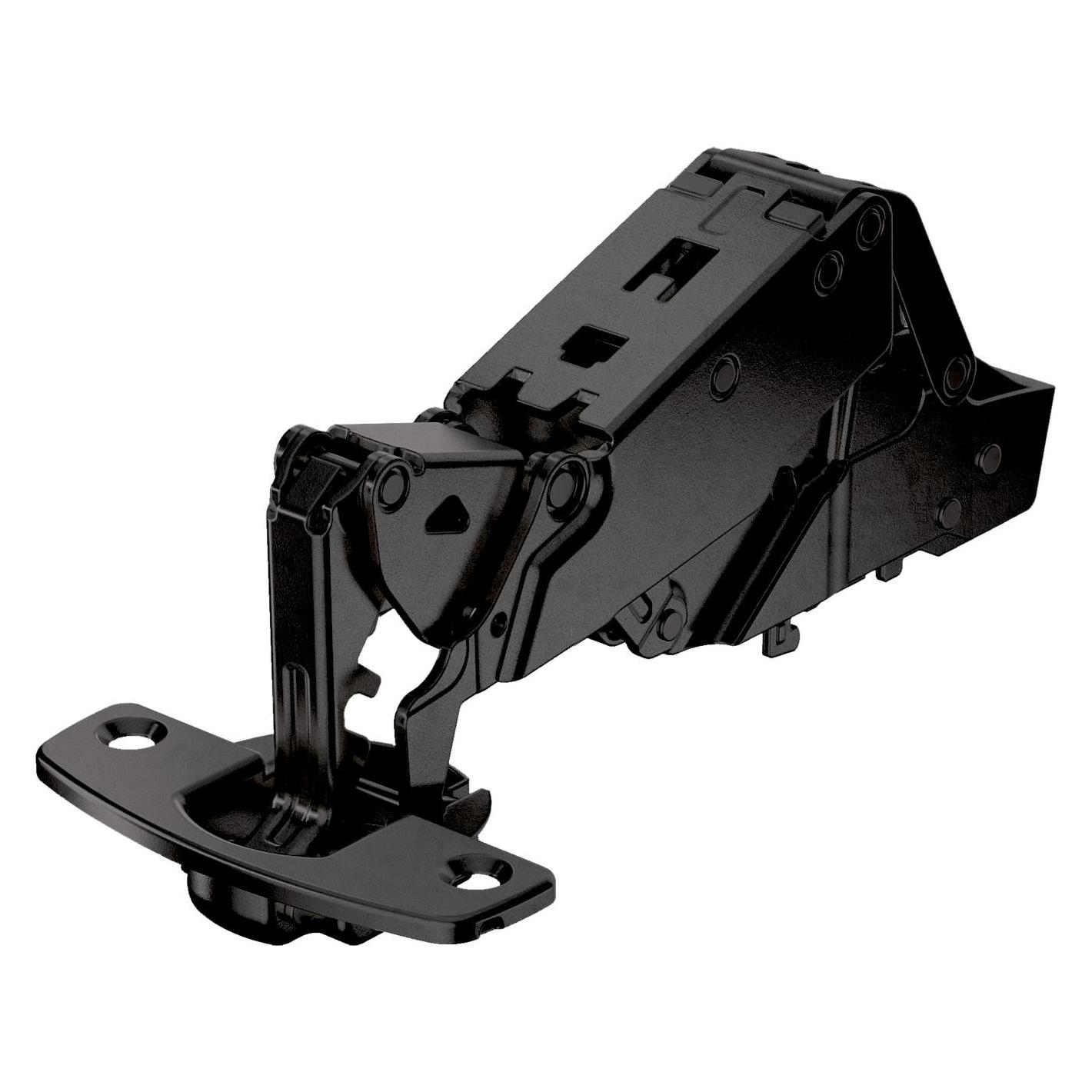 Hettich Sensys Weitwinkel Null-Einspr. mit Dämpfung 8657i schwarz halb vorl. 165°TH52 (228812)