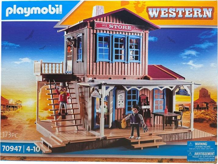 Playmobil® Spielwelt Western Westernladen mit Wohnung 70947, PLAYMOBIL Western Spielset