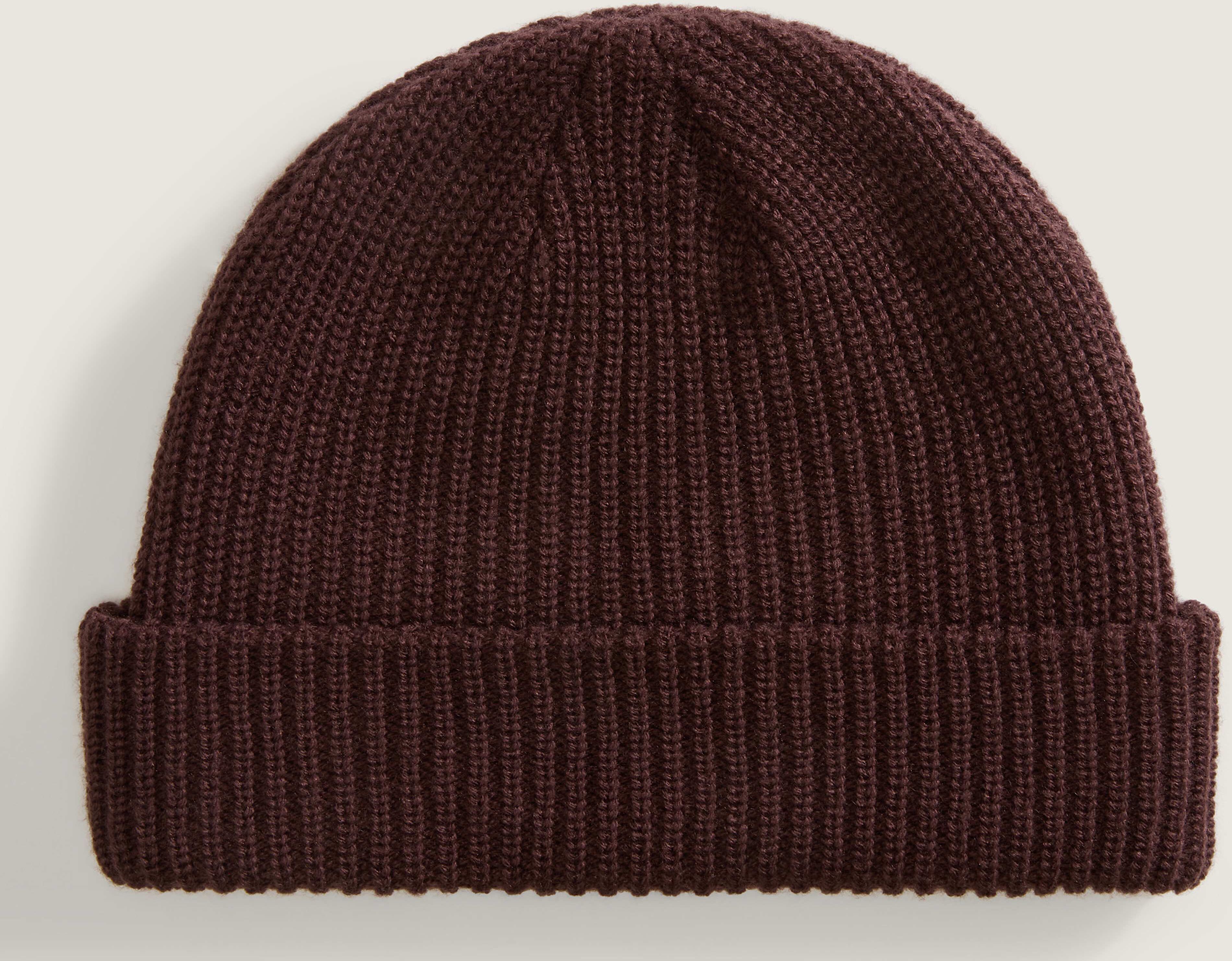 Strickmütze VANS "Core Basic Cuff Beanie", braun (port braun), Strick, Obermaterial: 100% Polyacryl, Mützen Strickmütze port braun Einheitsgröße