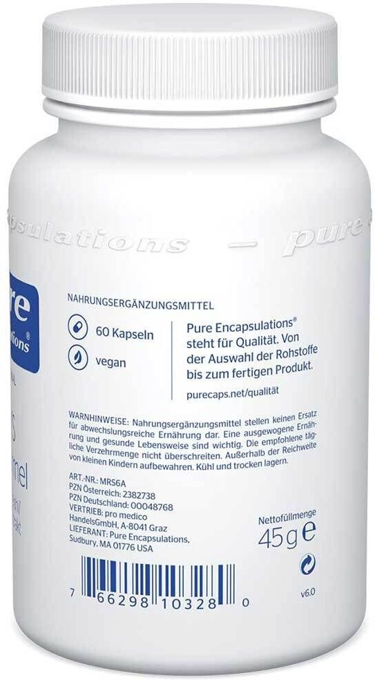 Pure Encapsulations M/R/S Pilz Formel Kapseln 60 St