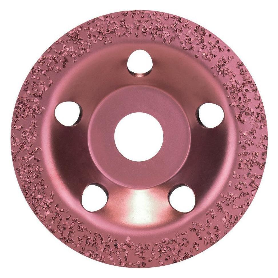 Bosch Professional Zubehör Carbide-Schleifköpfe, 115 mm, Feinheitsgrad mittel, Scheibenform mittel (2608600176)