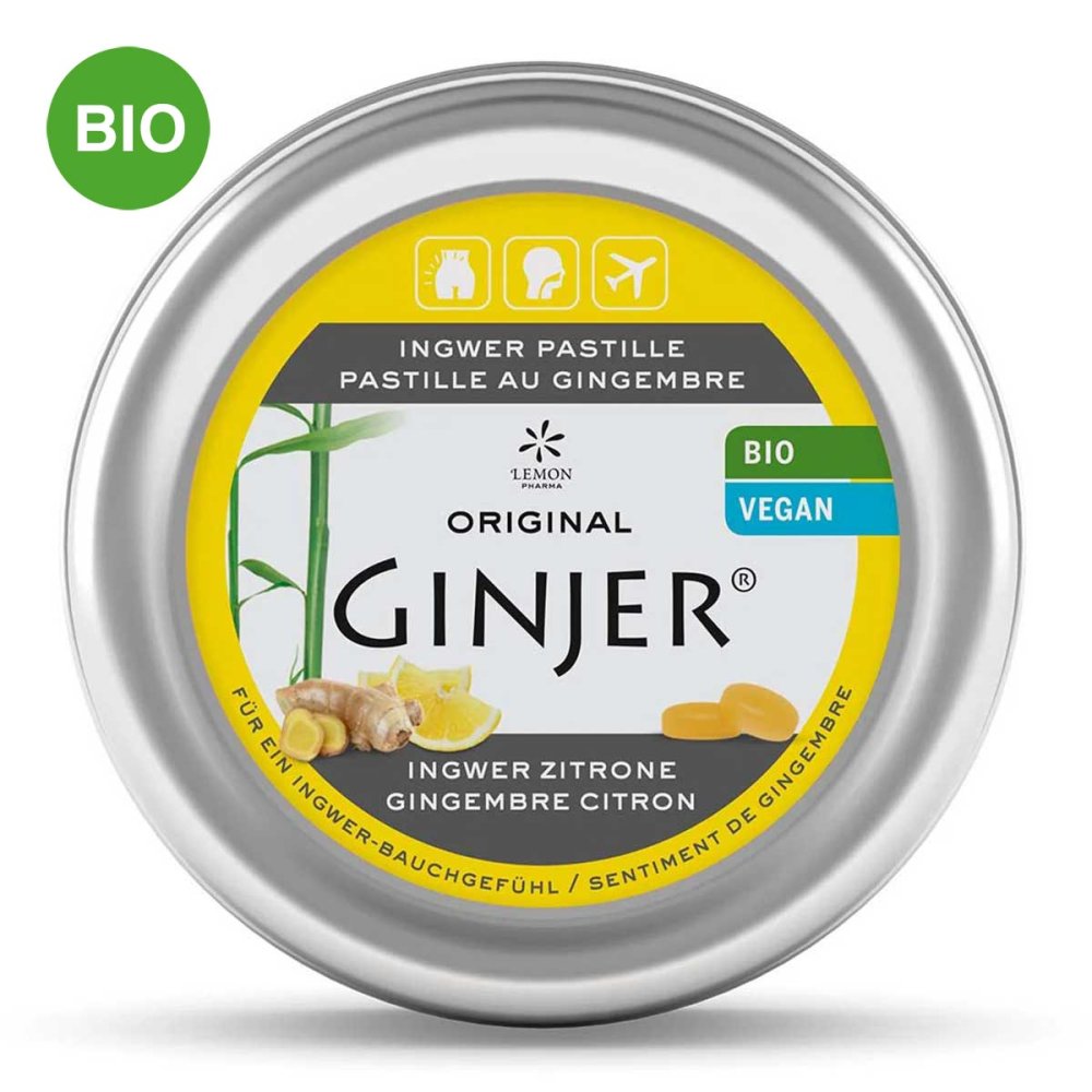 Hager Pharma GmbH Ingwer Ginjer Pastillen Bio Zitrone 13882148