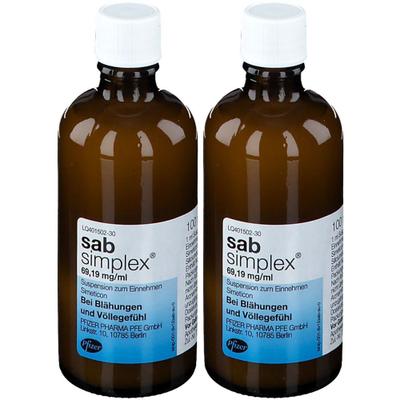 SAB simplex Suspension zum Einnehmen Doppelpack 2x100 ml